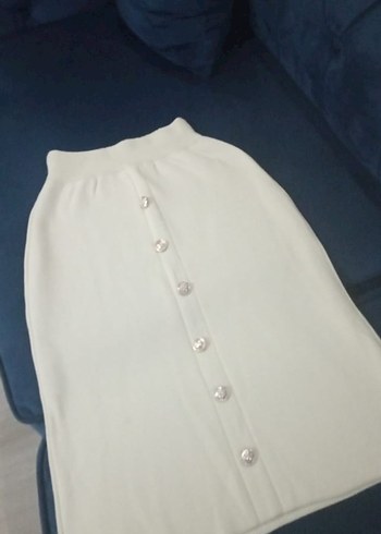 Beyaz Nakışlı Zincir Detaylı Kadın El Zinciri - Görsel 6