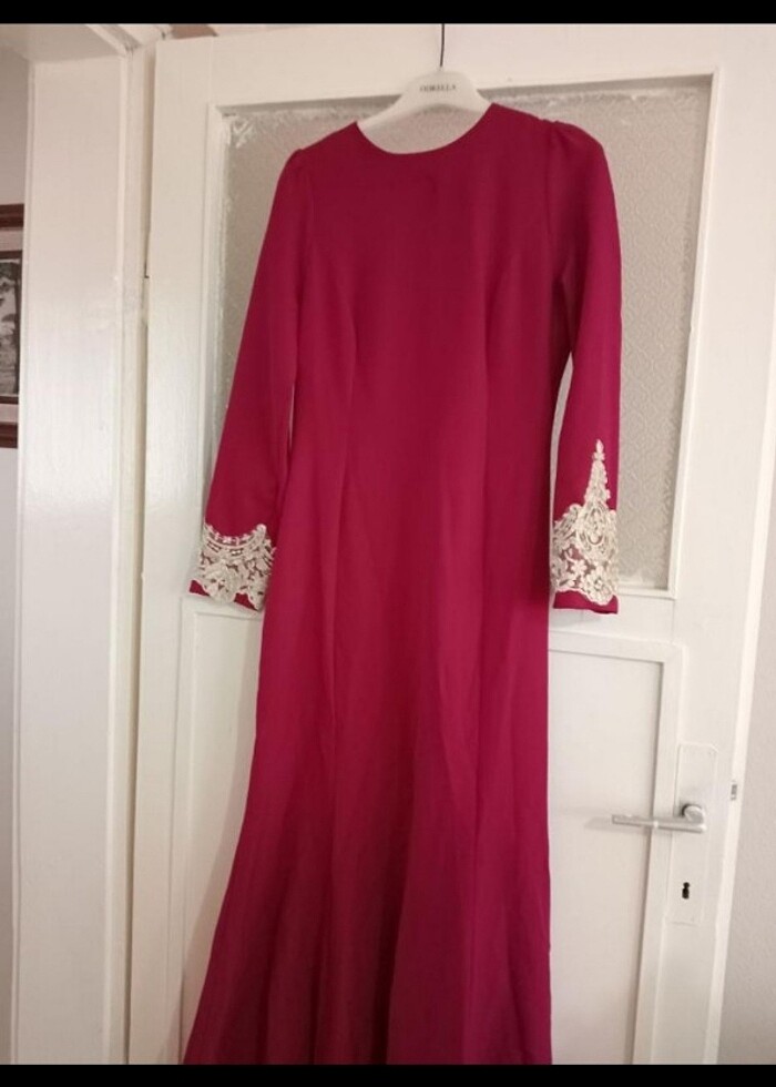 Tesettür abiye elbise  - Görsel 2