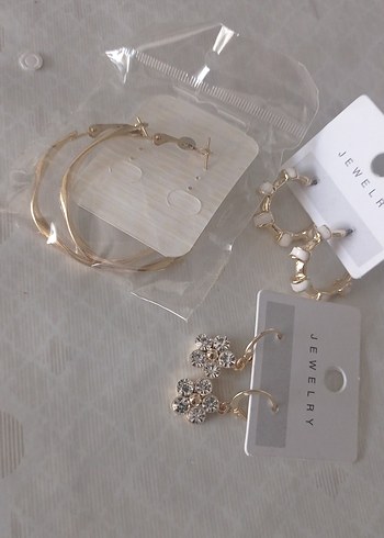Accessorize Altın Renk Mini Payetli Kadın Küpeleri