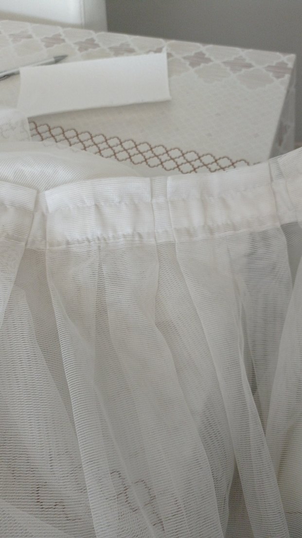 Nakışlı Beyaz Bohem Tül Perde - Görsel 3