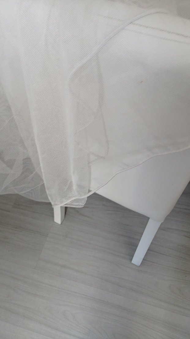 Nakışlı Beyaz Bohem Tül Perde - Görsel 4