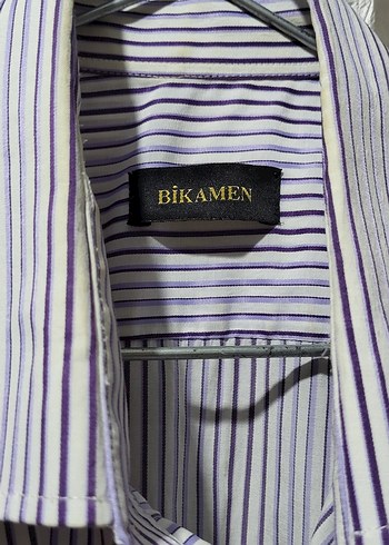 l/xl Beden Düğmeli Gri Kısa Kollu Erkek Gömlek