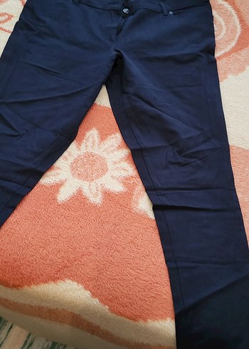 Düğmeli Kadın Denim Pantolon - Görsel 2