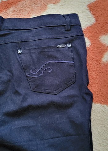 Düğmeli Kadın Denim Pantolon - Görsel 6