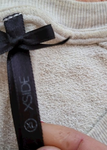 Gri Bohem Sweatshirt 44 beden - Görsel 5