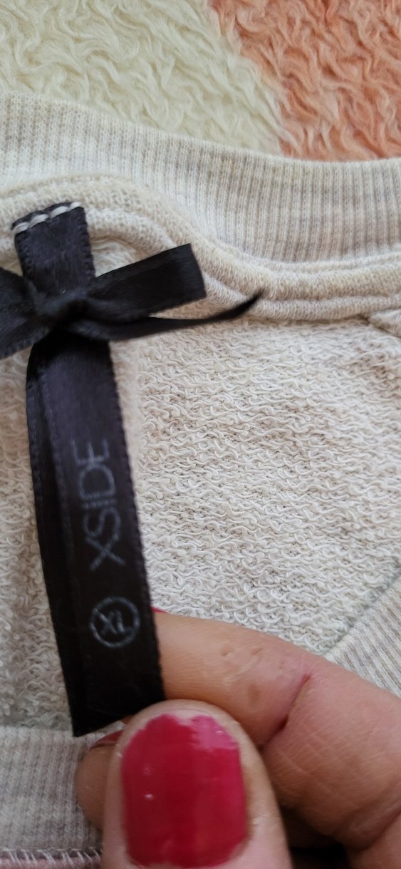 Gri Bohem Sweatshirt 44 beden - Görsel 5