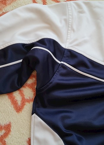 Erkek Mavi Gri Fermuarlı Spor Ceket - Görsel 3