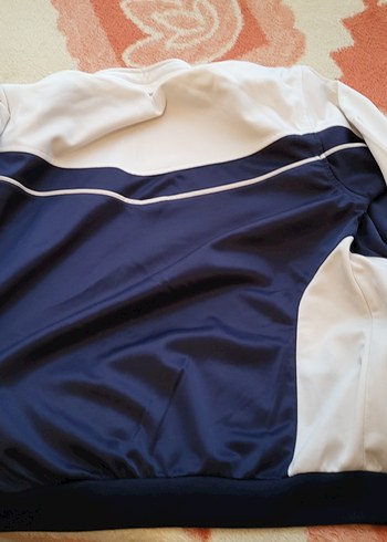 Erkek Mavi Gri Fermuarlı Spor Ceket - Görsel 4