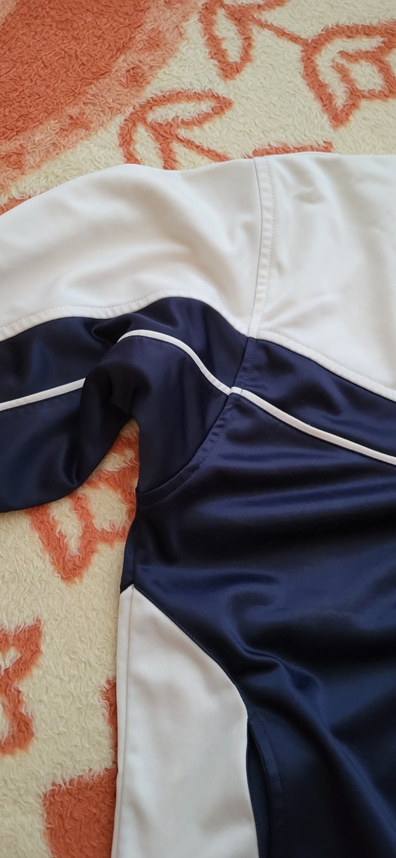 Erkek Mavi Gri Fermuarlı Spor Ceket - Görsel 3