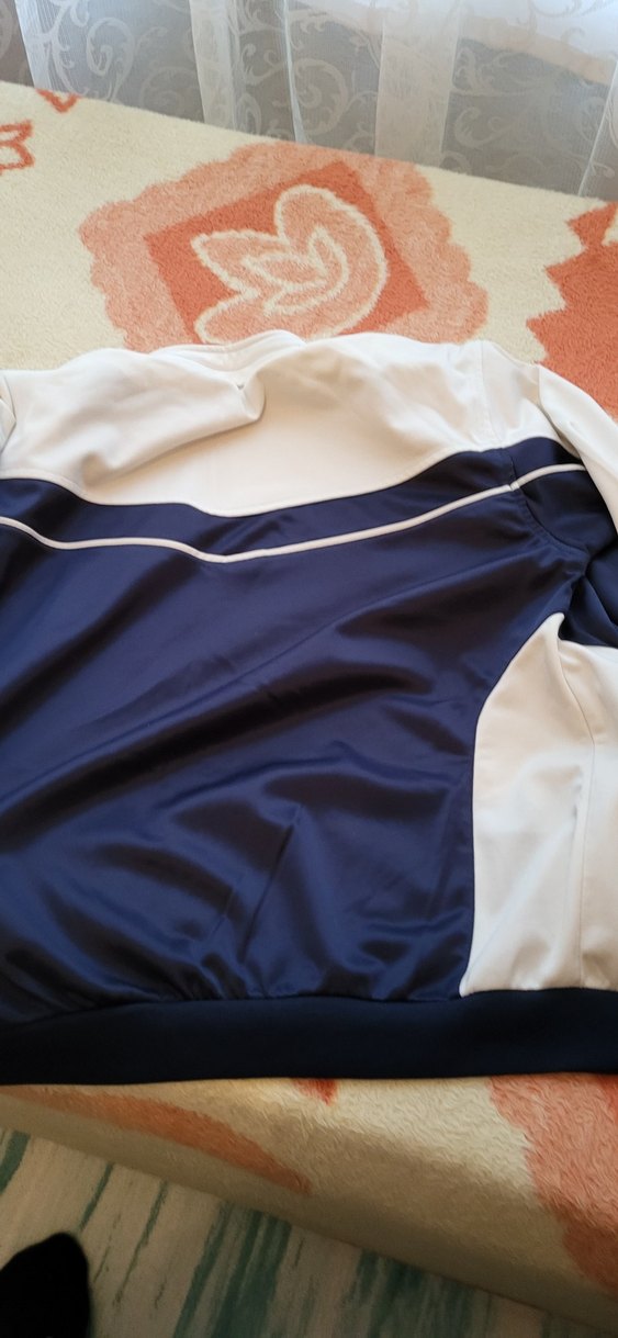 Erkek Mavi Gri Fermuarlı Spor Ceket - Görsel 4