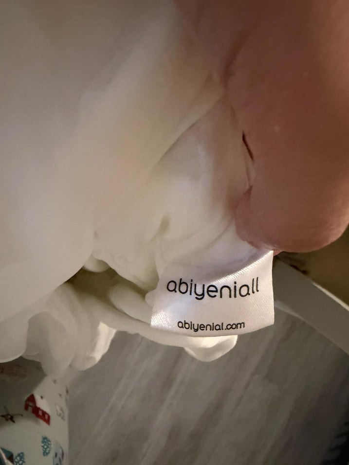 V Yaka Beyaz Uzun A Kesim abiye - Görsel 4