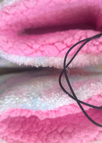 Polaris Kız Çocuk Renkli Peluş Unicorn Panduf - Görsel 3