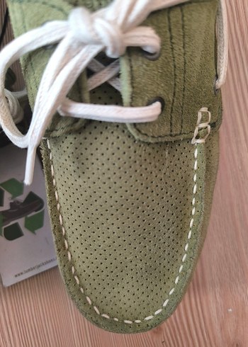 Lumberjack Yeşil Hakiki Deri Erkek Günlük Ayakkabı - Görsel 4