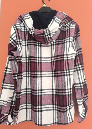 Lumberjack Bordo Ekose Kapüşonlu Erkek Gömlek - Görsel 6