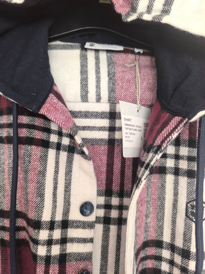 Lumberjack Bordo Ekose Kapüşonlu Erkek Gömlek - Görsel 2