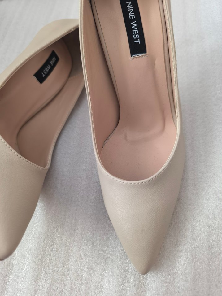 Nıne West Bej Minimalist Stiletto Topuklu Kadın Ayakkabı - Görsel 4