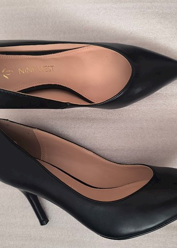 Nine West Siyah Stiletto Topuklu Kadın Ayakkabı - Görsel 5