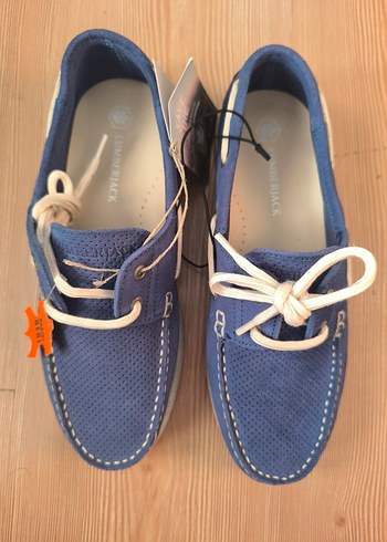 Lumberjack Mavi Hakiki Deri Bağcıklı Erkek Günlük Ayakkabı - Görsel 5