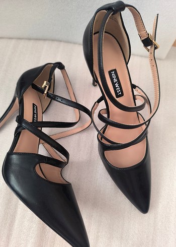 Nıne West Siyah Stiletto Topuklu Kadın Ayakkabı - Görsel 4