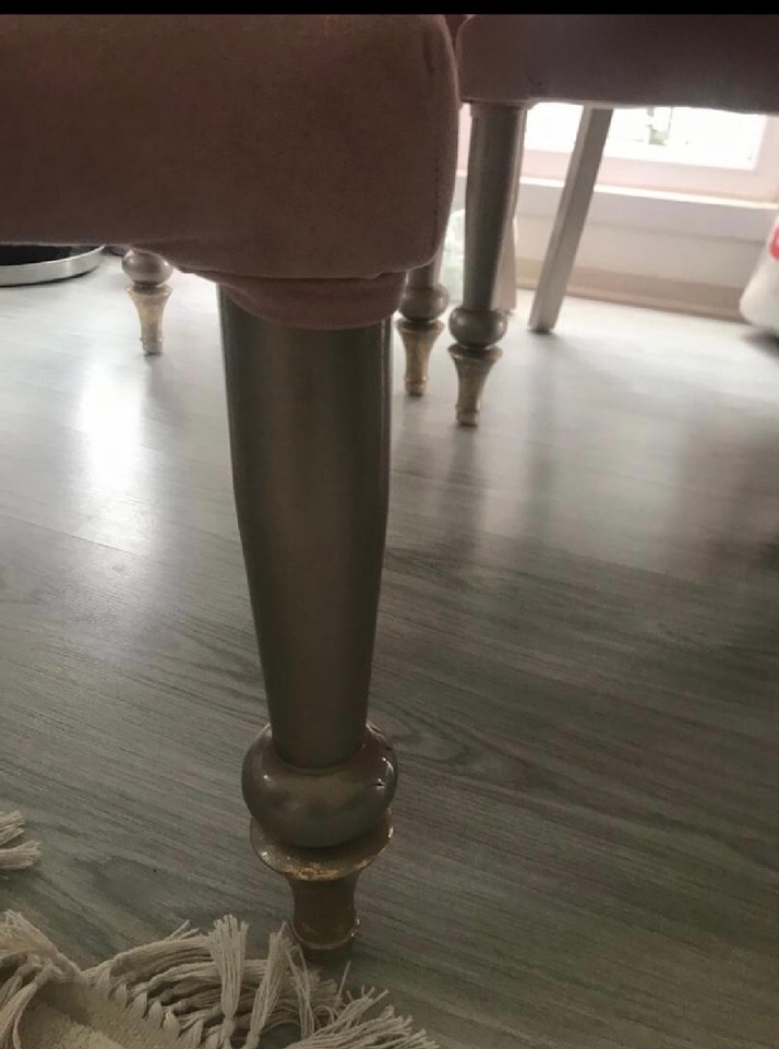 Beyaz Modern Klasik Masa - Görsel 3