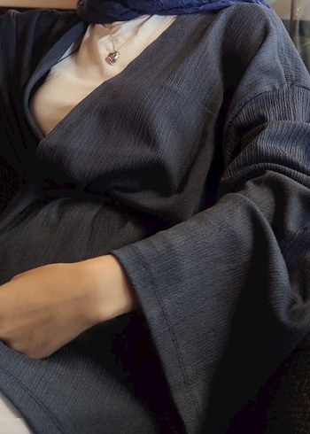s Beden Indigo bağlamalı kimono