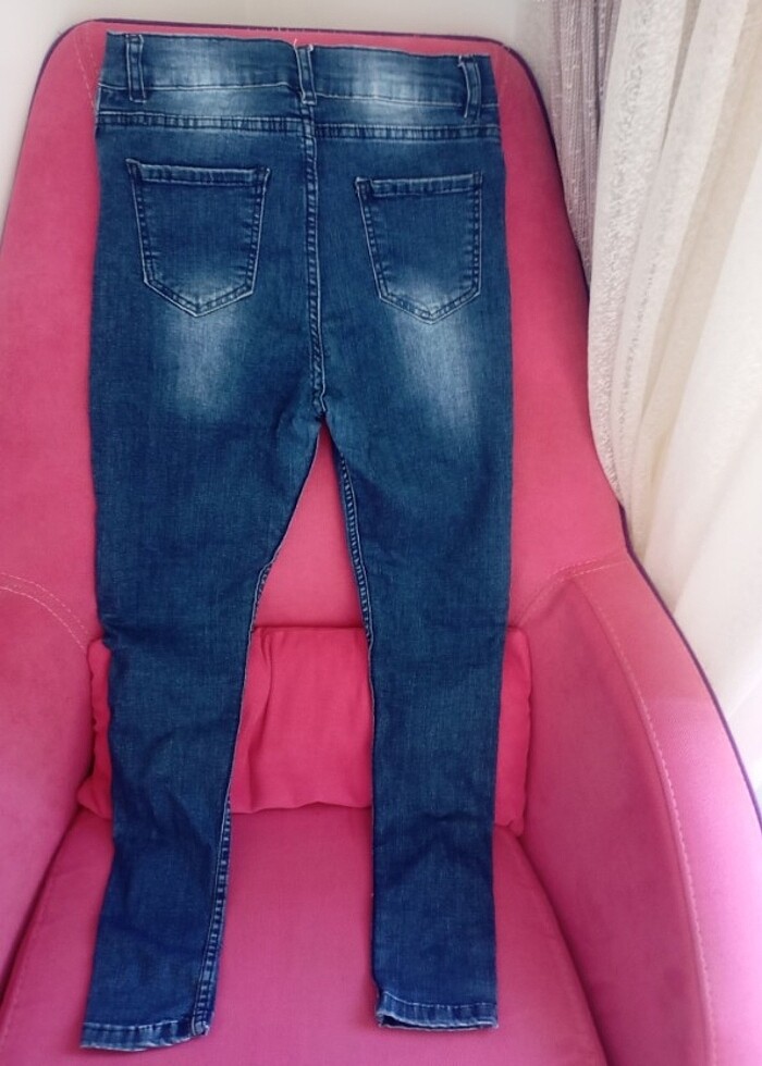 Tayt esnekliğinde kot pantolon - Görsel 2