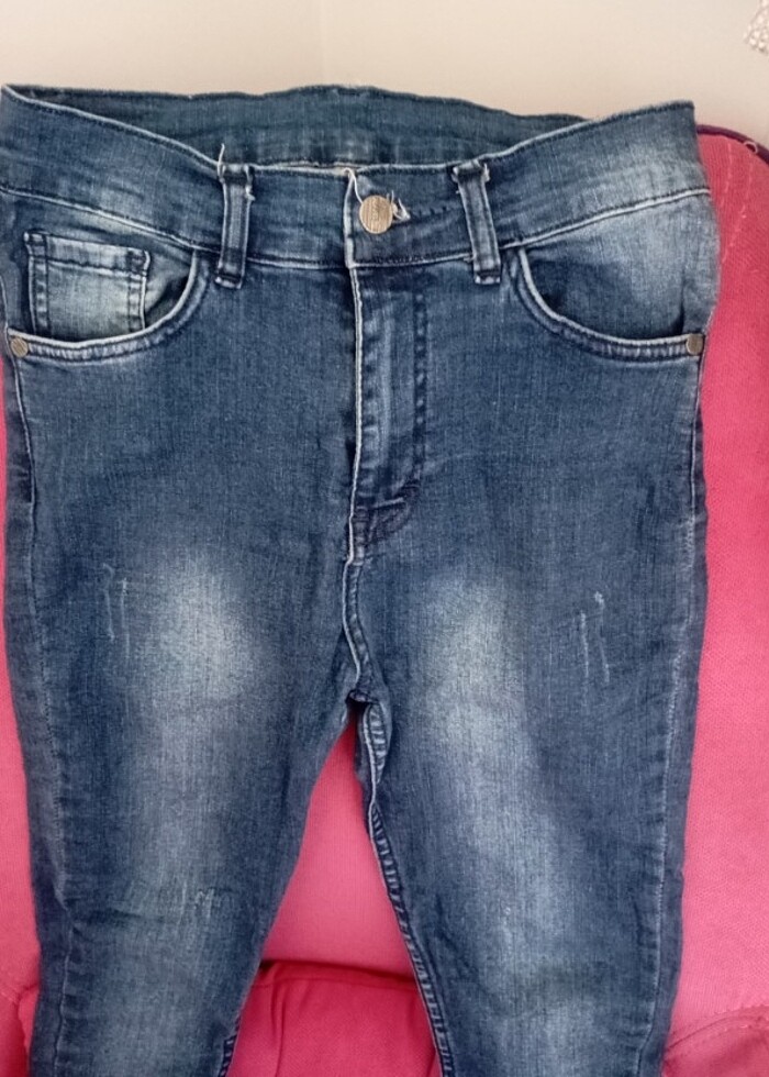 Tayt esnekliğinde kot pantolon - Görsel 4