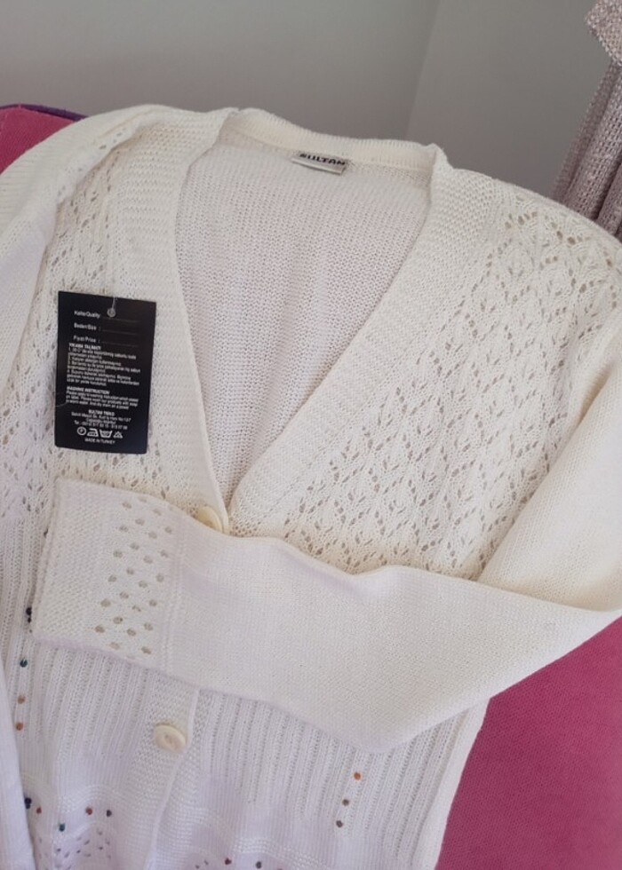 Örme triko hırka kazak - Görsel 4