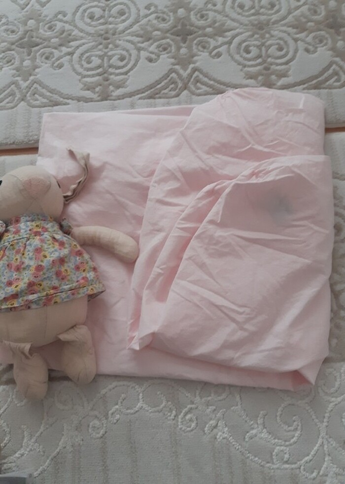 Pike lastikli çarşaf ve triko battaniye - Görsel 5