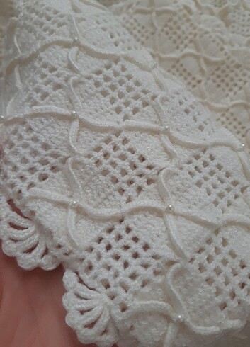 El işi bebek battaniye ve yastık takımı  - Görsel 5