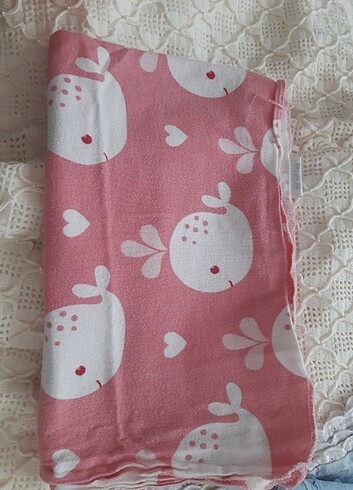 Bebek flanel battaniye ve anakucagi minderi - Görsel 2