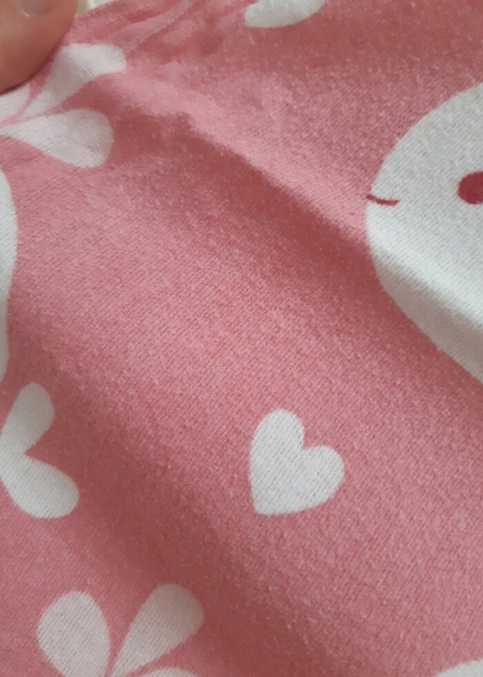 Bebek flanel battaniye ve anakucagi minderi - Görsel 5