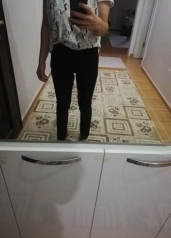 Siyah kot pantolon - Görsel 6