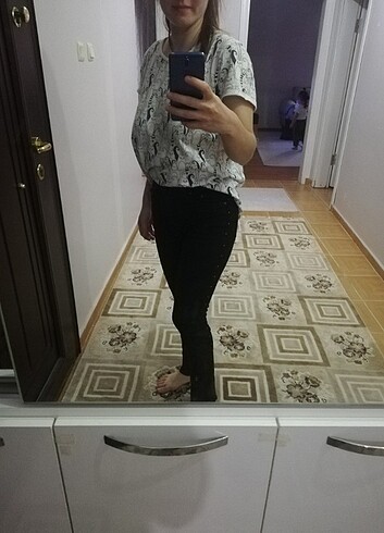 Siyah kot pantolon - Görsel 7