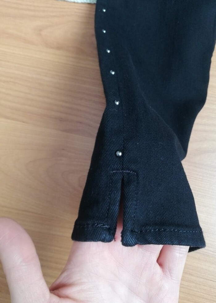 Siyah kot pantolon  - Görsel 4