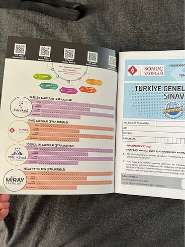 Beden Ünlüler Karması TYT deneme seti