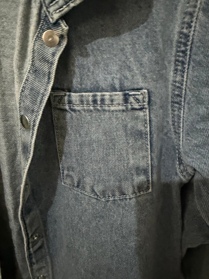 LCW kız çocuk kot gömlek - Görsel 4