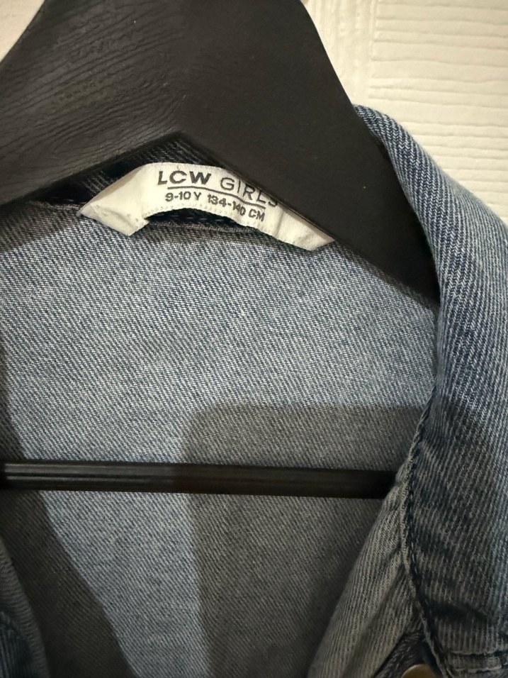 LCW kız çocuk kot gömlek - Görsel 3