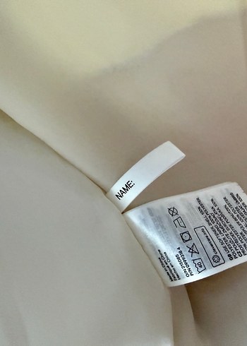 Beyaz Peluş mont - Görsel 8