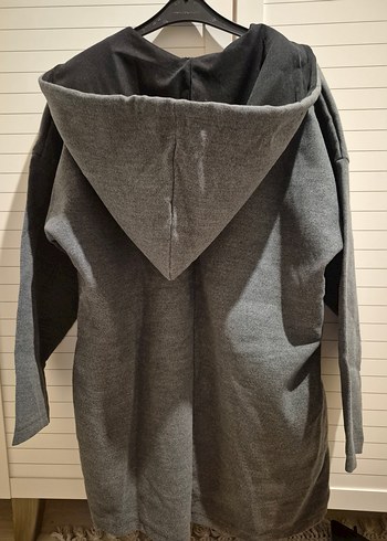 Addax Gri Kapüşonlu Kaşe Sweatshirt