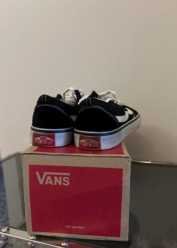 38 Beden siyah Renk Vans Kadın Siyah Old School Ayakkabı