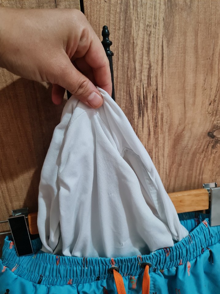 Renkli Bağcıklı Erkek Deniz Şortu - Görsel 4