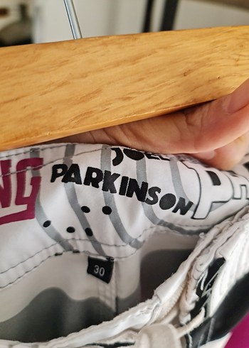 Koyu Pembe Çizgili Erkek Mini Şort - Görsel 5