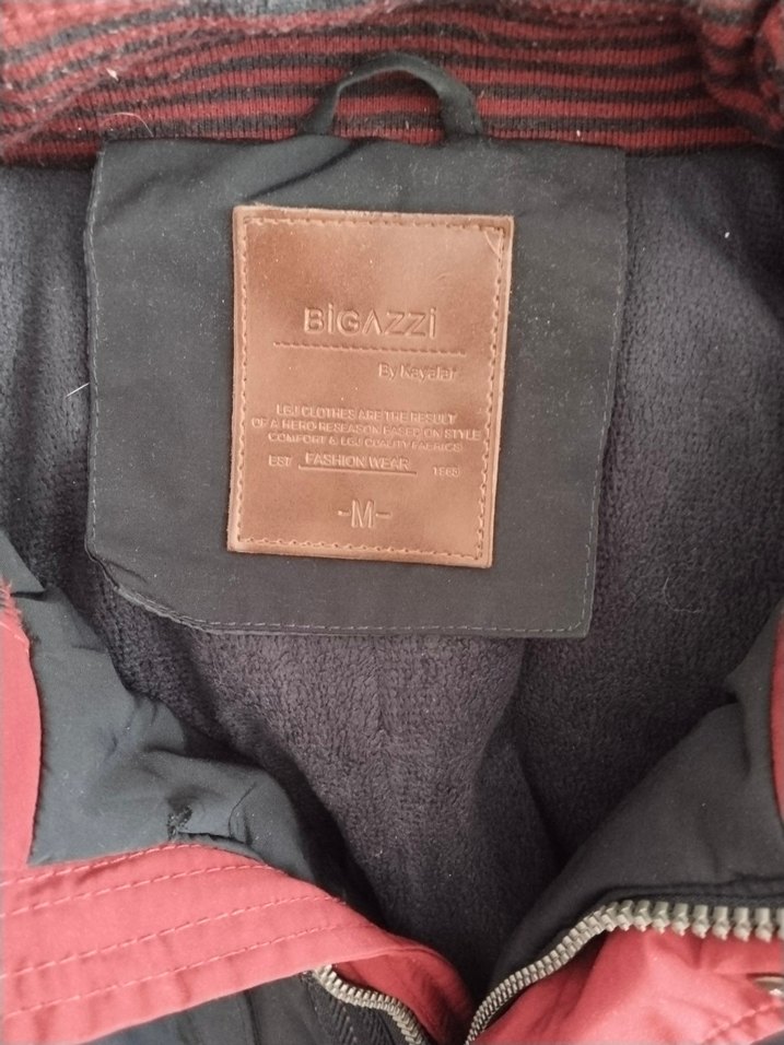 lacivert kapüşonlu Fermuarlı Erkek Mont parka - Görsel 2