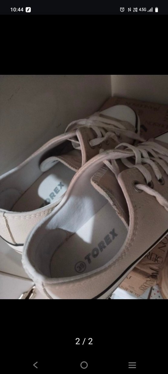 Torex Beyaz bej Kadın Sneakers - Görsel 4