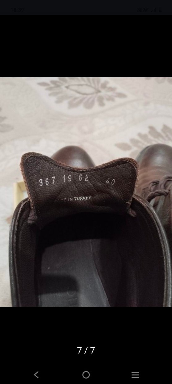 Kahverengi Deri Erkek Bot - Görsel 5