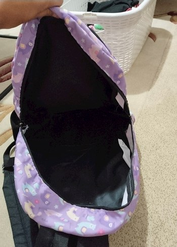 Lila Desenli Çocuk Okul Çantası - Görsel 6