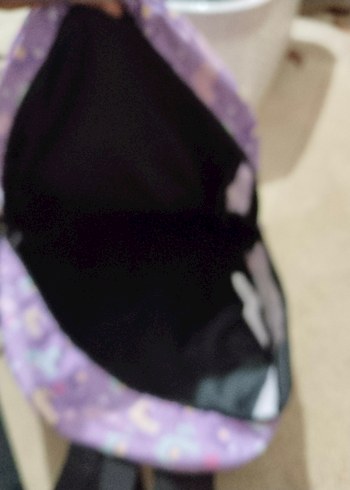 Lila Desenli Çocuk Okul Çantası - Görsel 5