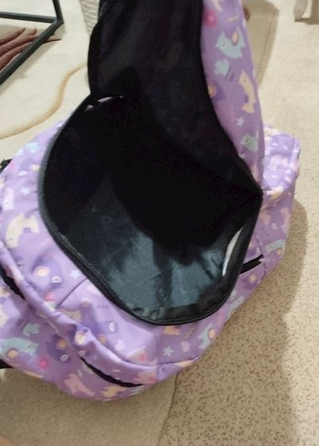 Lila Desenli Çocuk Okul Çantası - Görsel 4