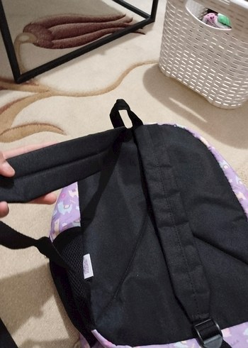 Lila Desenli Çocuk Okul Çantası - Görsel 7